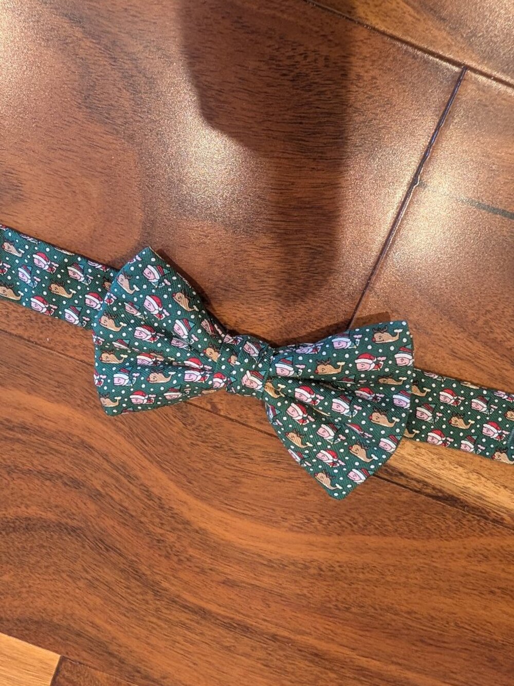 Boys Vineyard Vines Adjustable Bow Tie - Holiday -Whale Santa & Reindeer